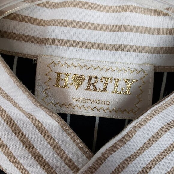 Hartly of Westwood Patchwork Popover Top Funky Art Lagenlook Size Medium - Picture 4 of 7